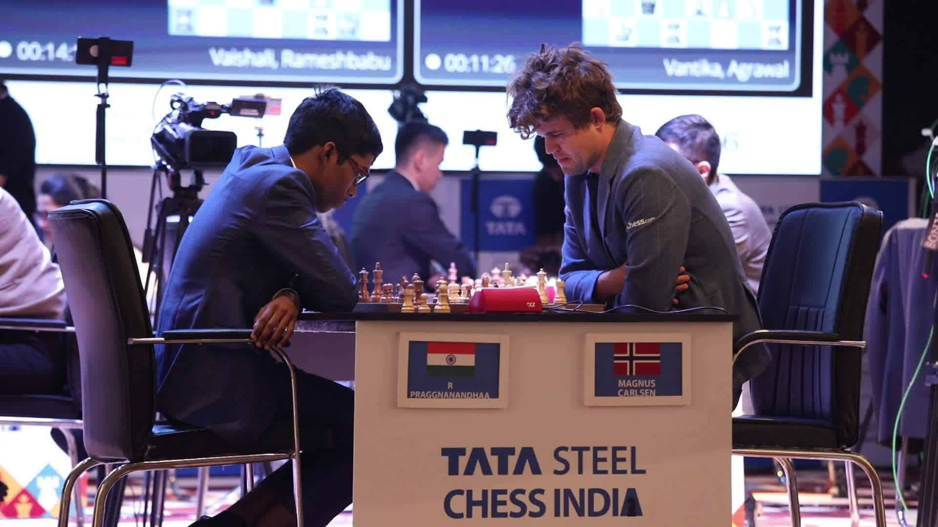 First day of 6th Tata Steel Chess India Rapid & Blitz in Kolkata
