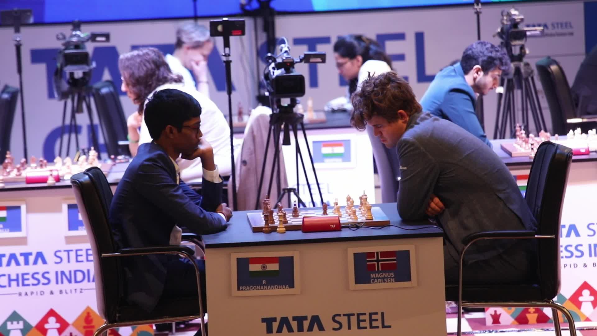 First day of 6th Tata Steel Chess India Rapid & Blitz in Kolkata