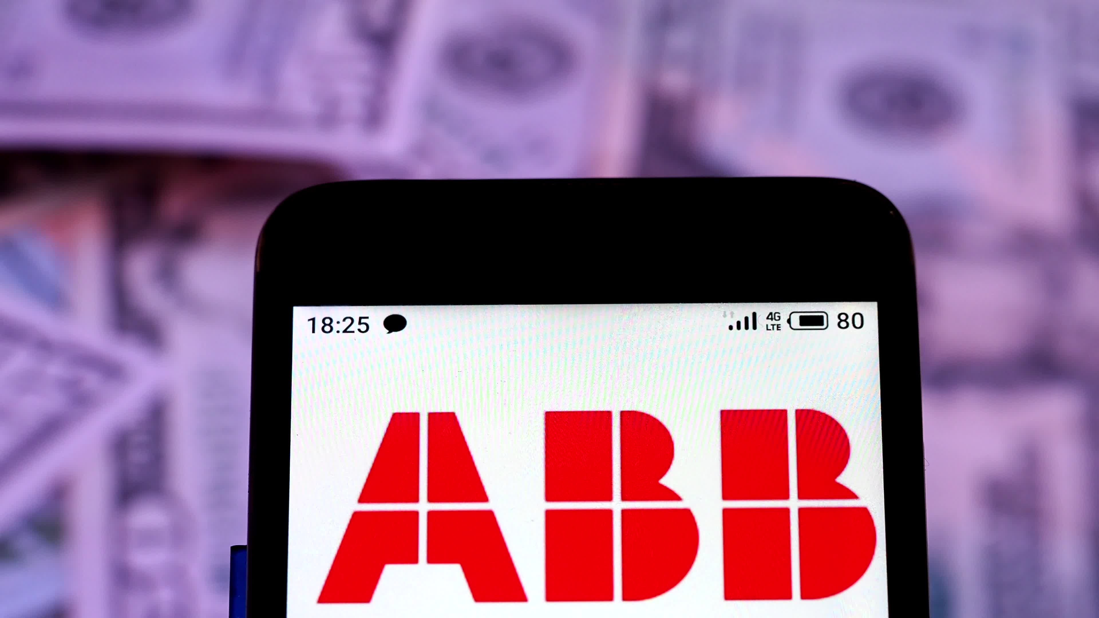 Video illustration the logo of ABB