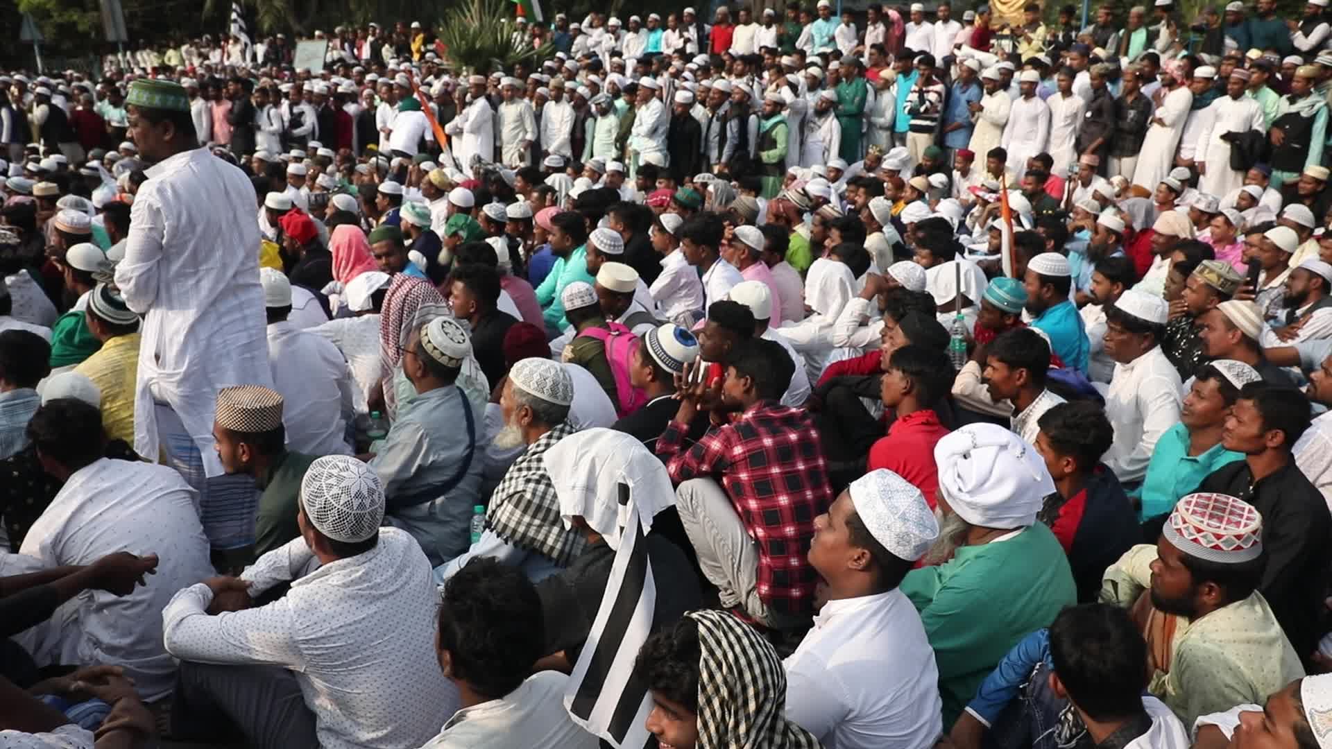 WAQF Amendment Bill 2024 protest in Kolkata, India