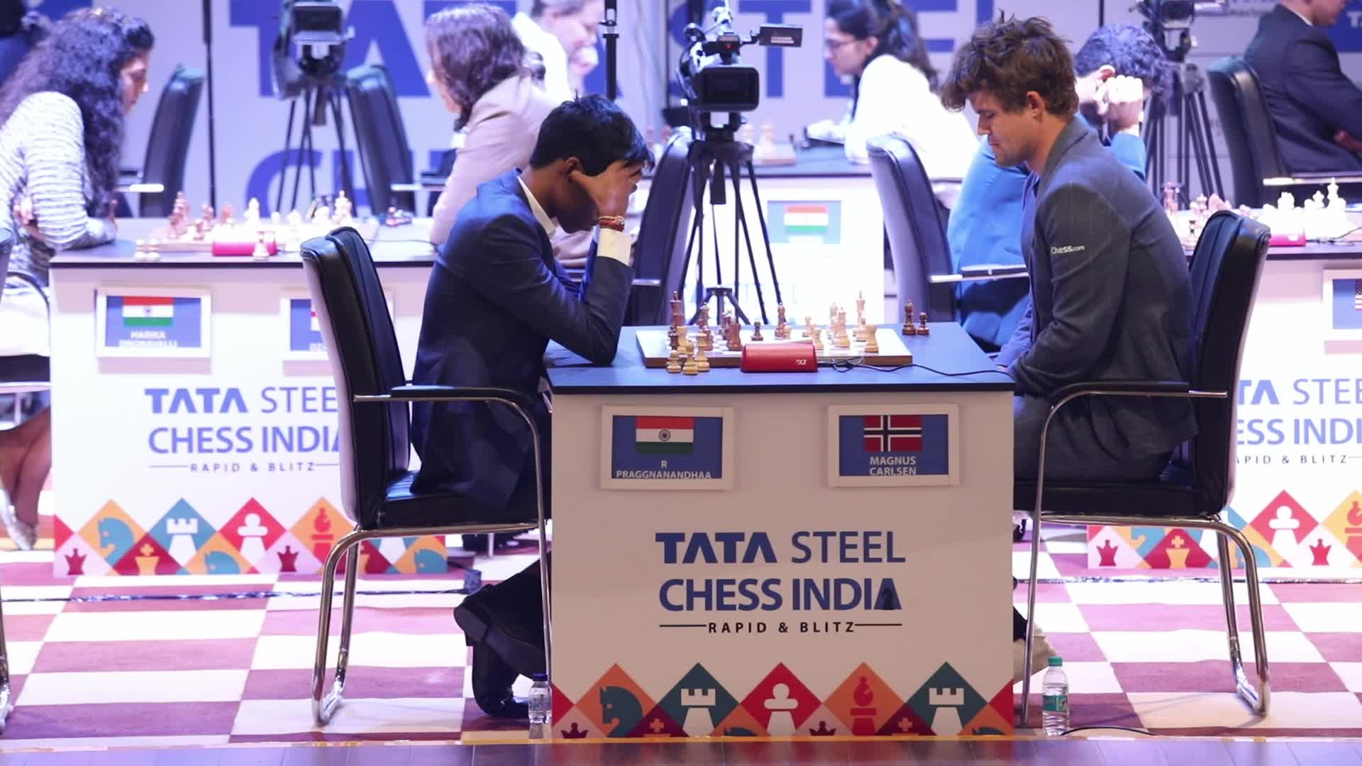 First day of 6th Tata Steel Chess India Rapid & Blitz in Kolkata