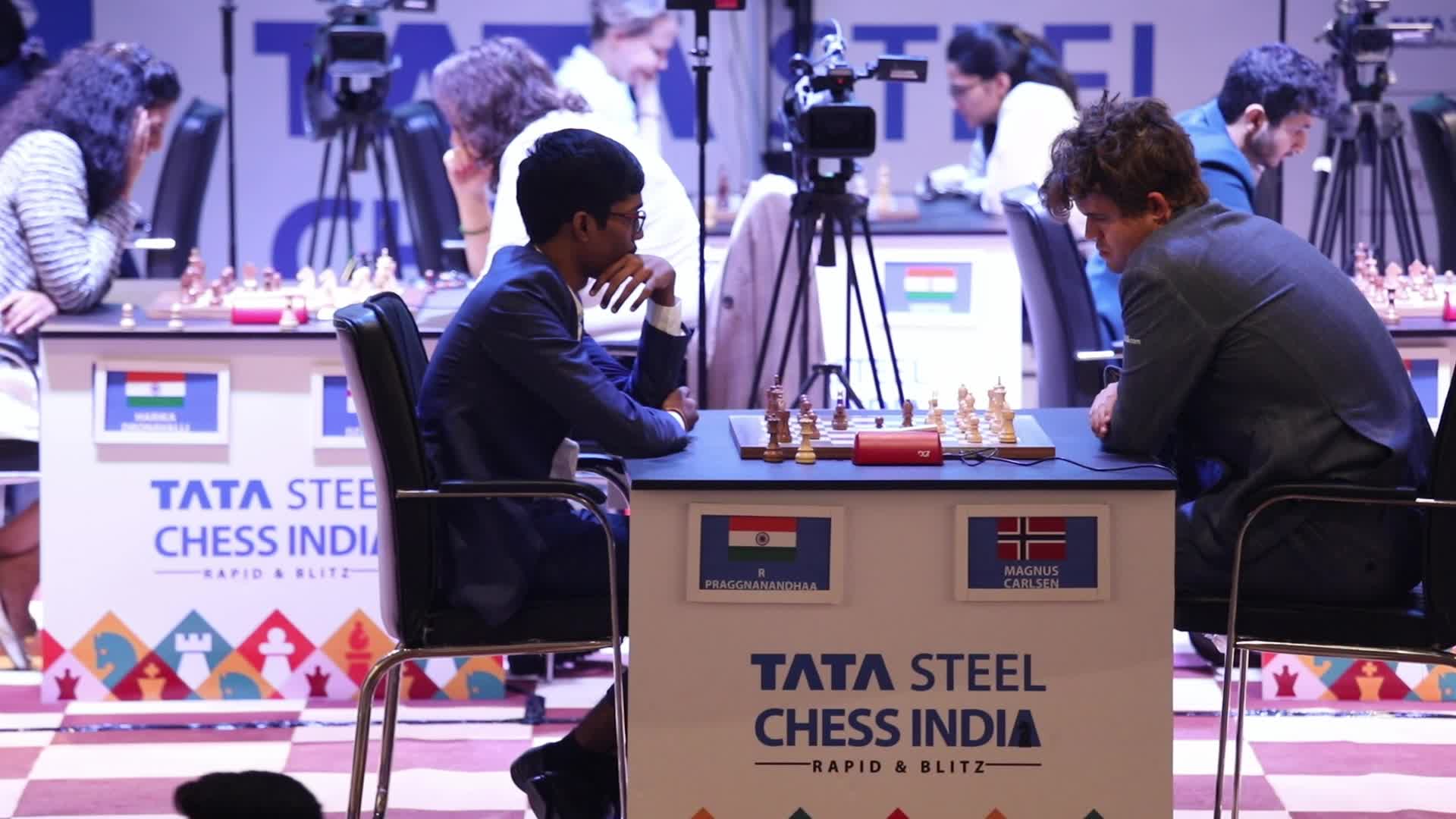First day of 6th Tata Steel Chess India Rapid & Blitz in Kolkata