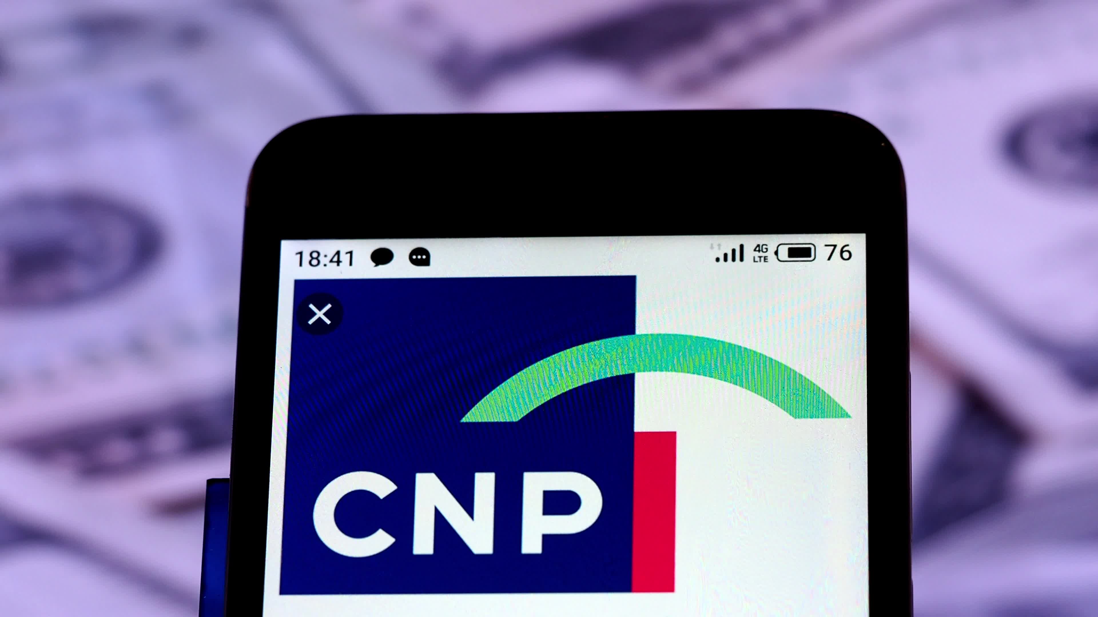 Video illustration the logo of CNP Assurances