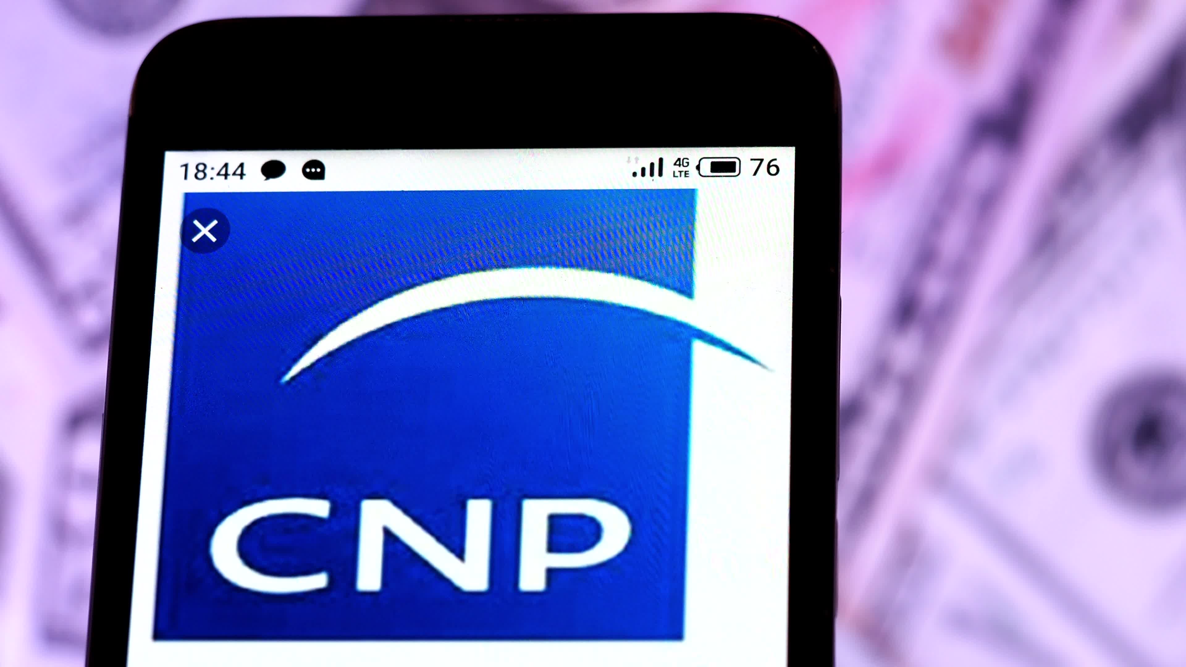 Video illustration the logo of CNP Assurances