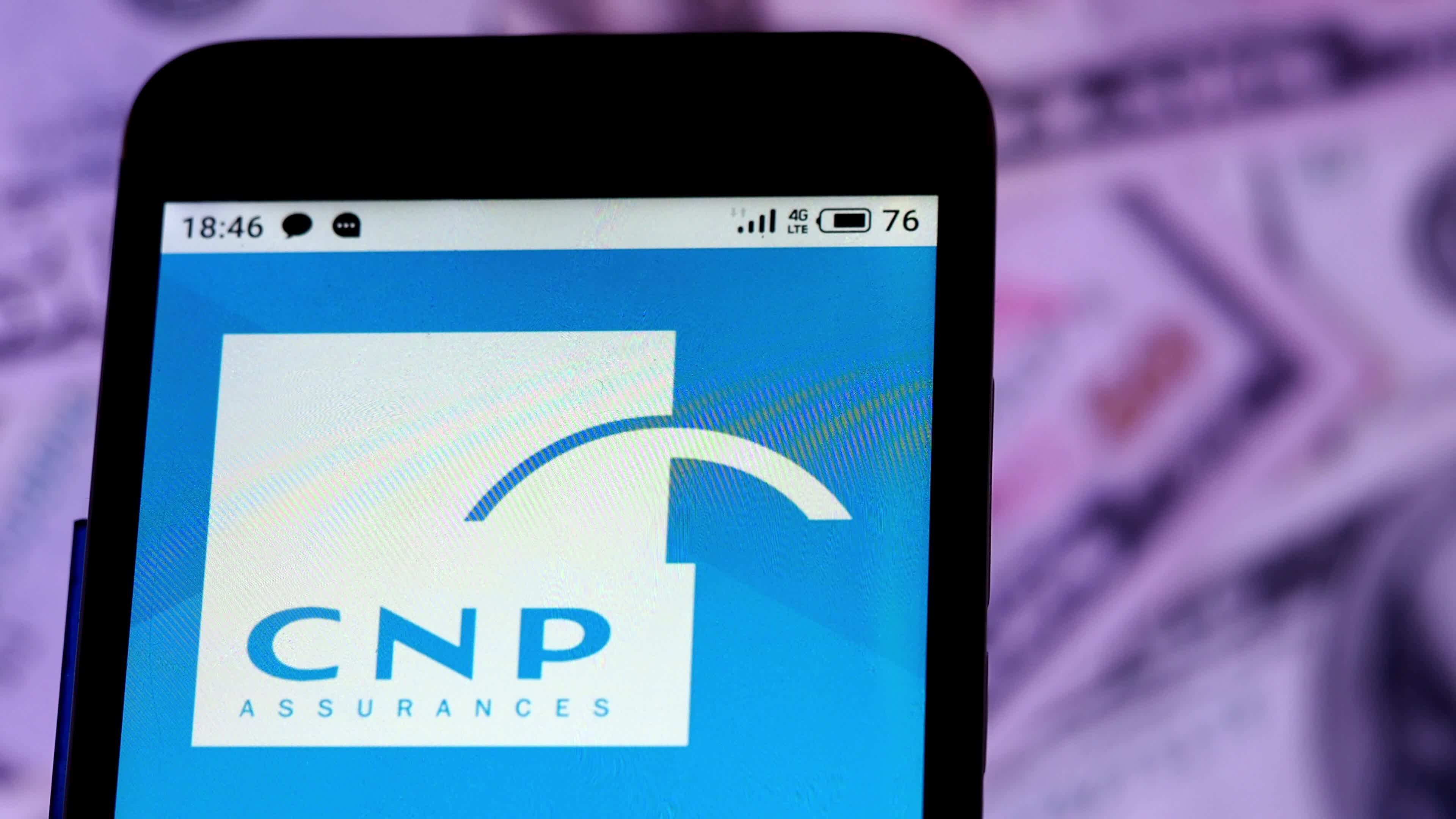 Video illustration the logo of CNP Assurances