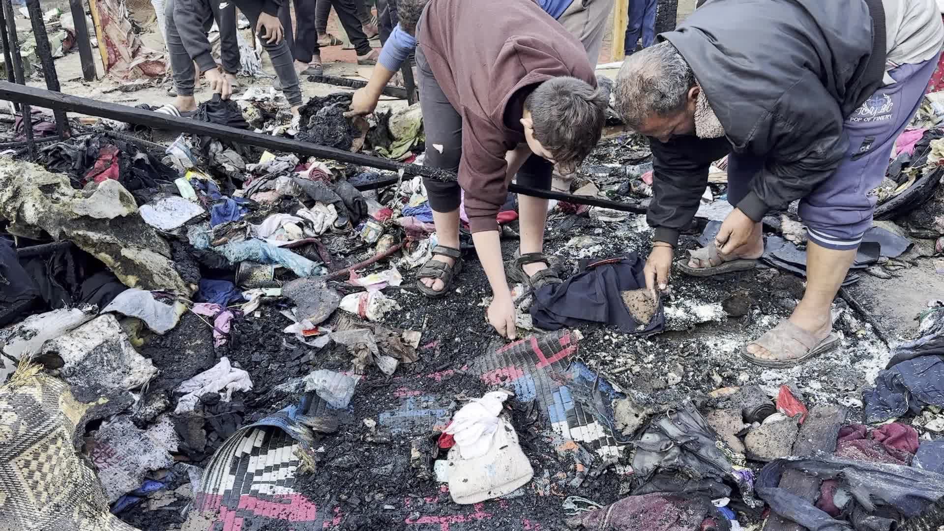 Aftermath Of Israeli Airstrike In Gaza, Palestine