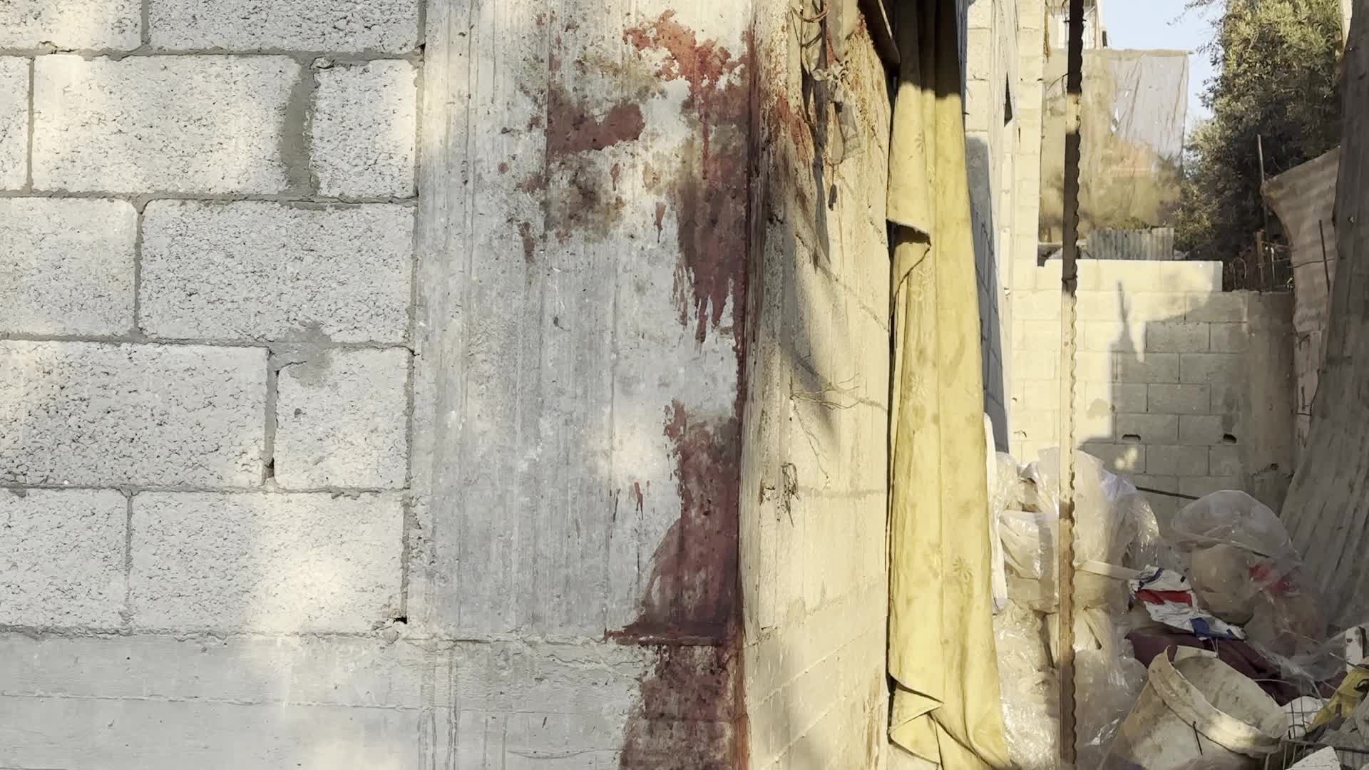 Israeli Airstrike In Tents Camp In Gaza, Palestine