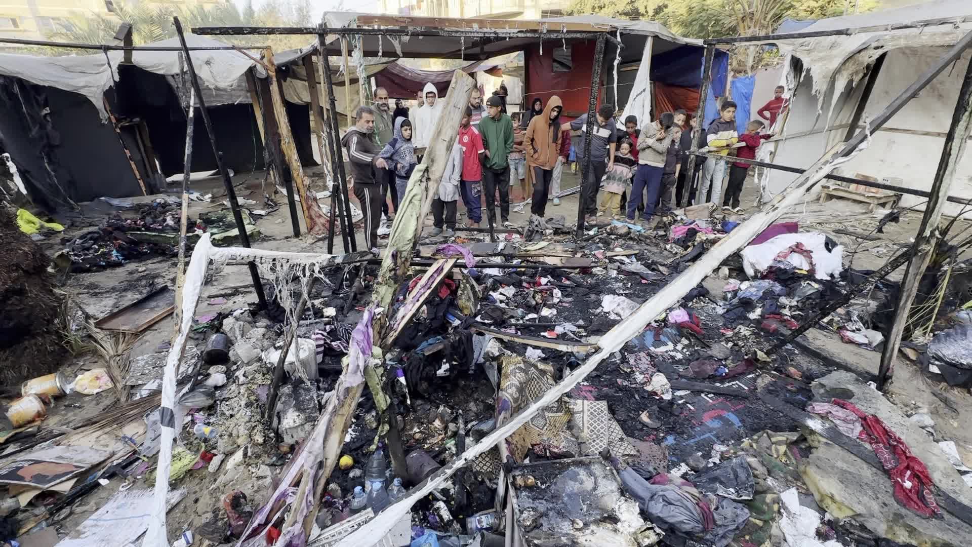Aftermath Of Israeli Airstrike In Gaza, Palestine