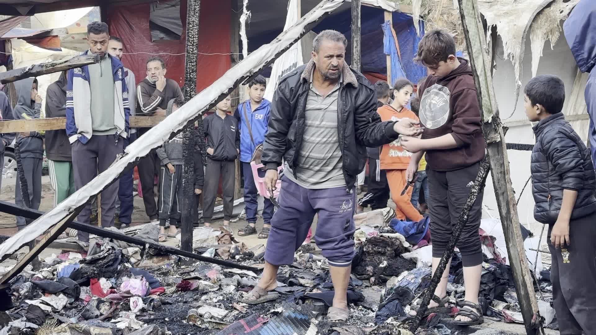 Aftermath Of Israeli Airstrike In Gaza, Palestine