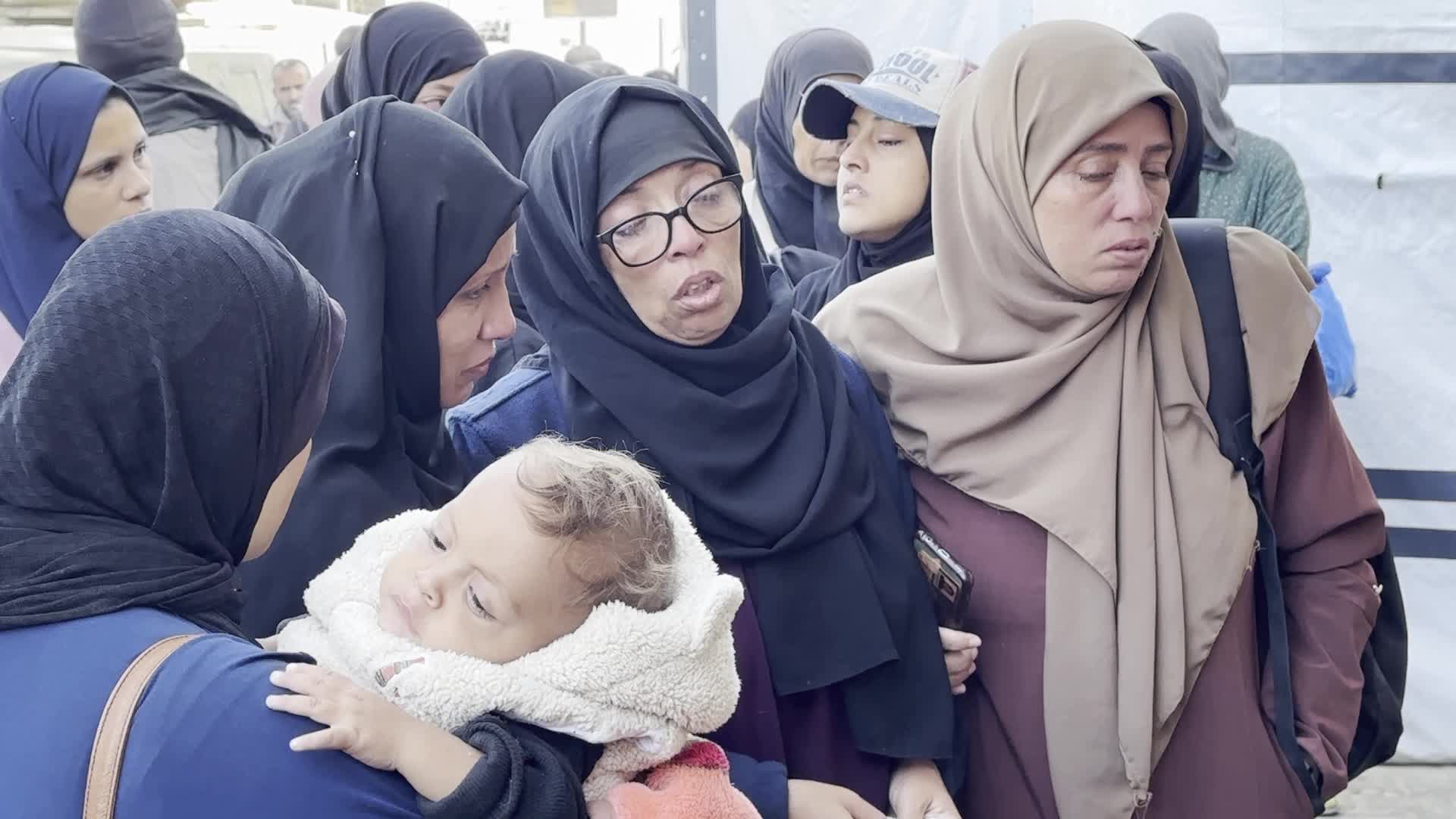 Funeral for Palestinian Victims of Airstrike in Gaza
