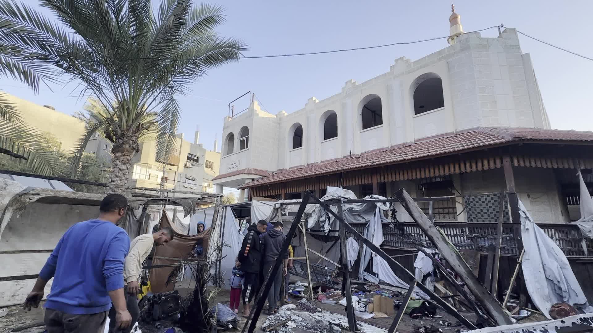Aftermath Of Israeli Airstrike In Gaza, Palestine