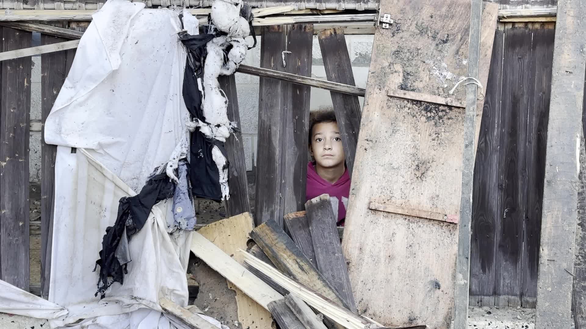 Aftermath Of Israeli Airstrike In Gaza, Palestine