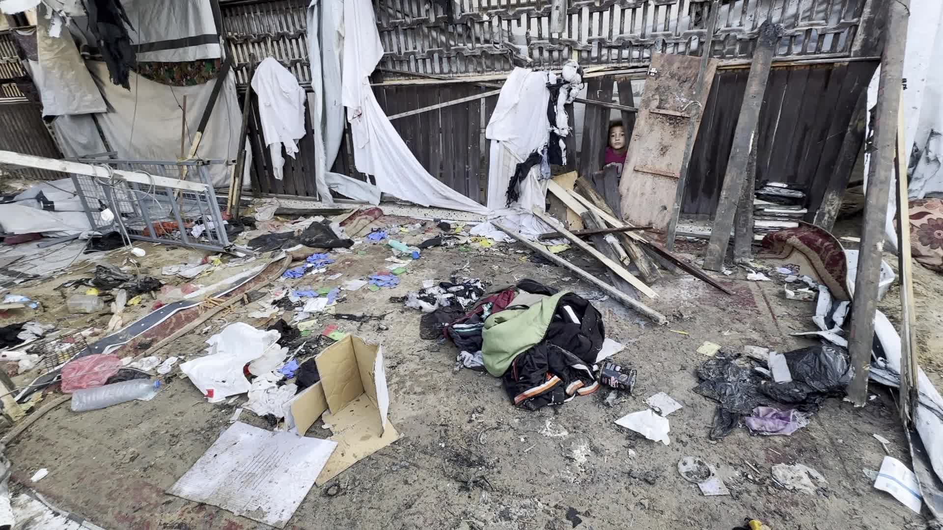 Aftermath Of Israeli Airstrike In Gaza, Palestine