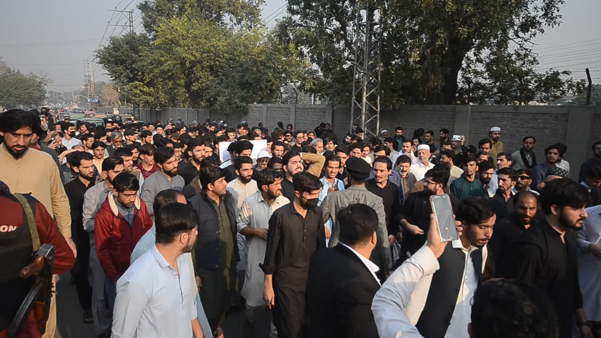 Shiite Muslims protest against attack on passenger vehicles that killed at least 40
