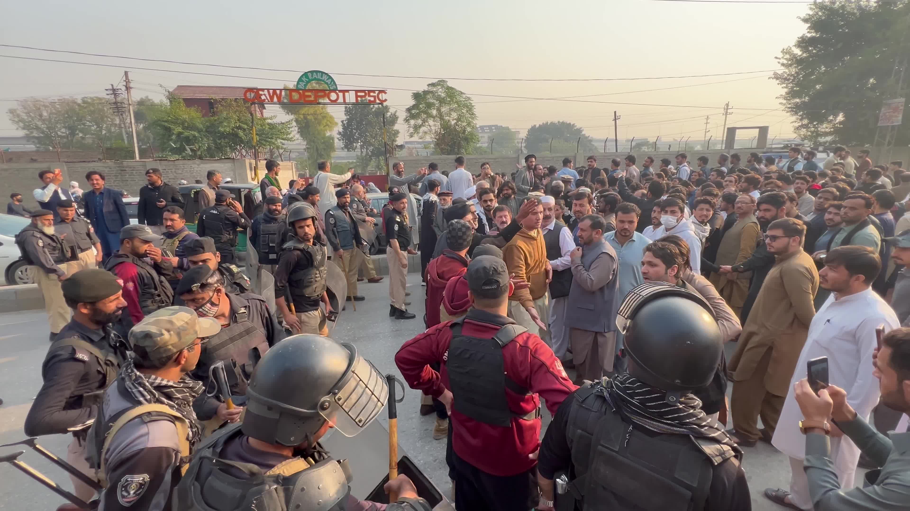 Shiite Muslims protest against attack on passenger vehicles that killed at least 40

