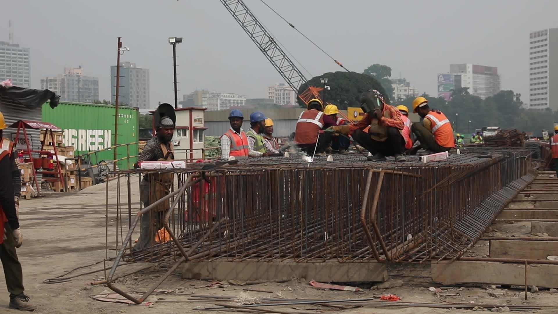 Victoria Metro Construction In Kolkata, India 