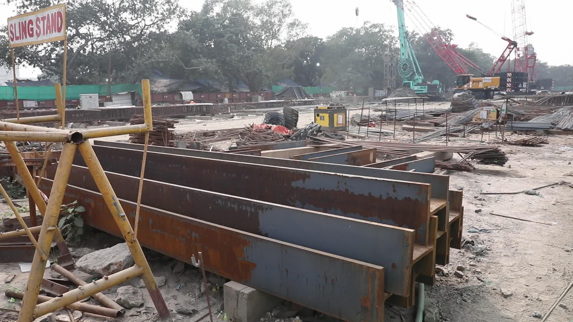 Victoria Metro Construction In Kolkata, India 