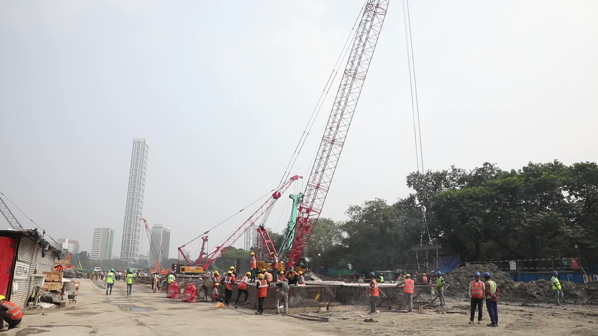 Victoria Metro Construction In Kolkata, India 