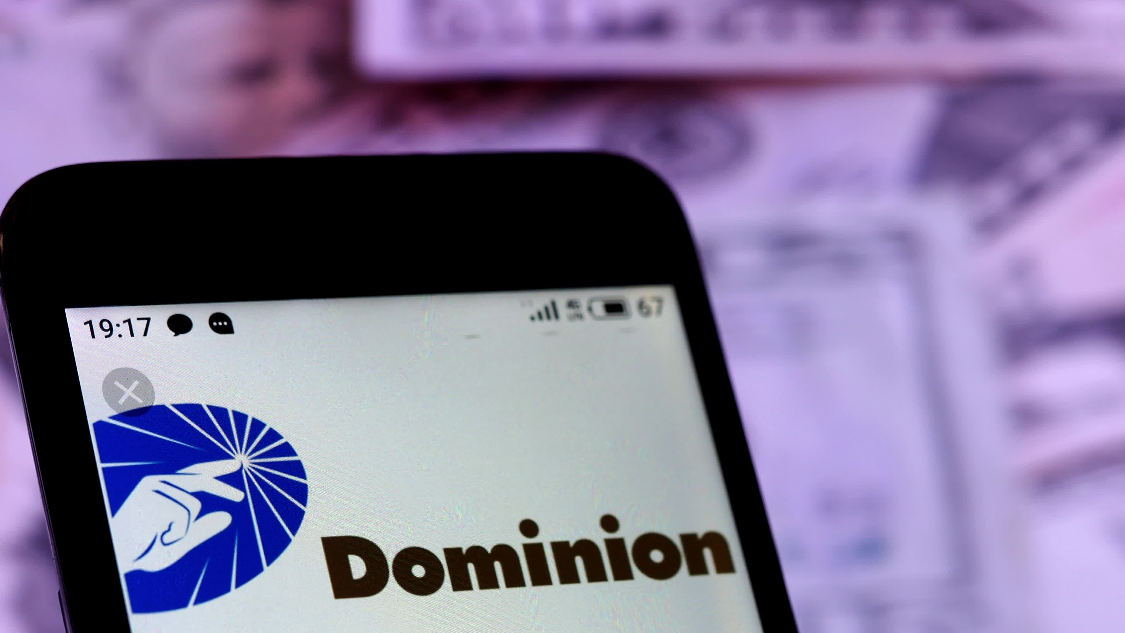 Video illustration the logo of Dominion Resources