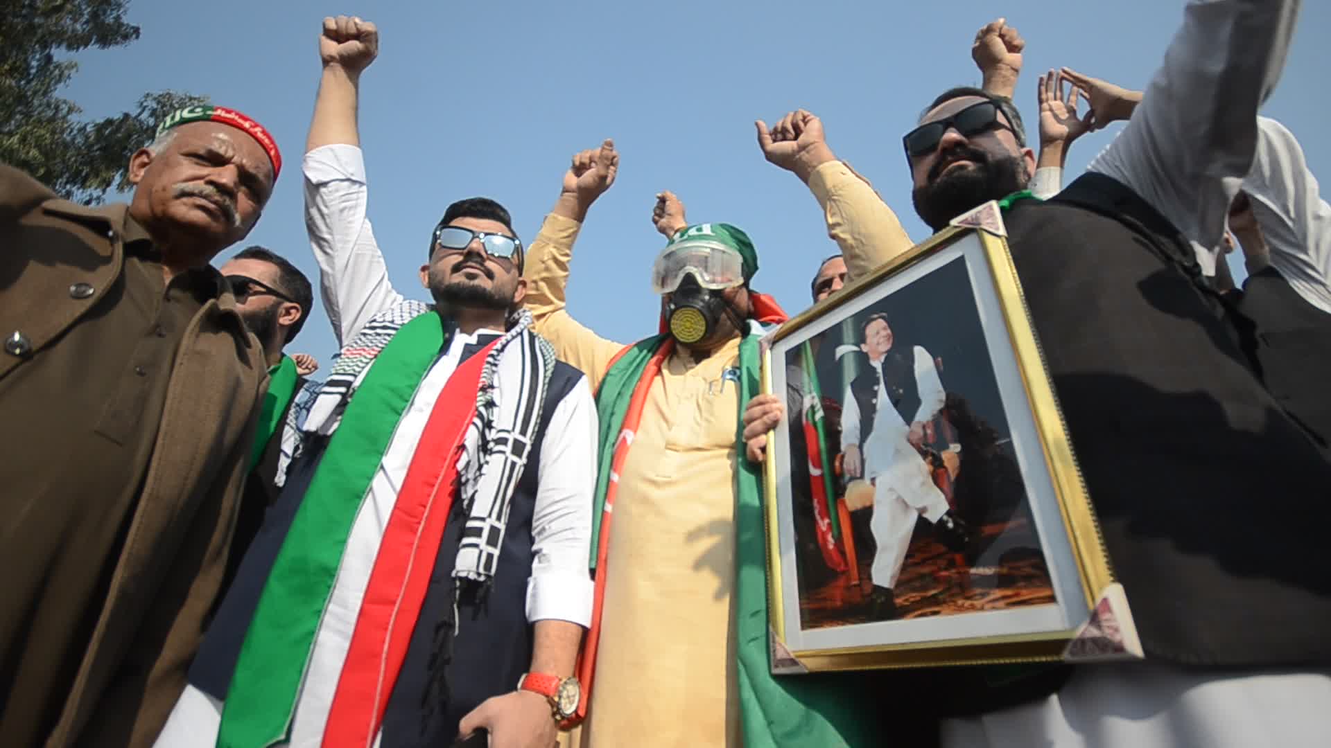 Pakistan's opposition PTI party protests for the release of former PM Khan
