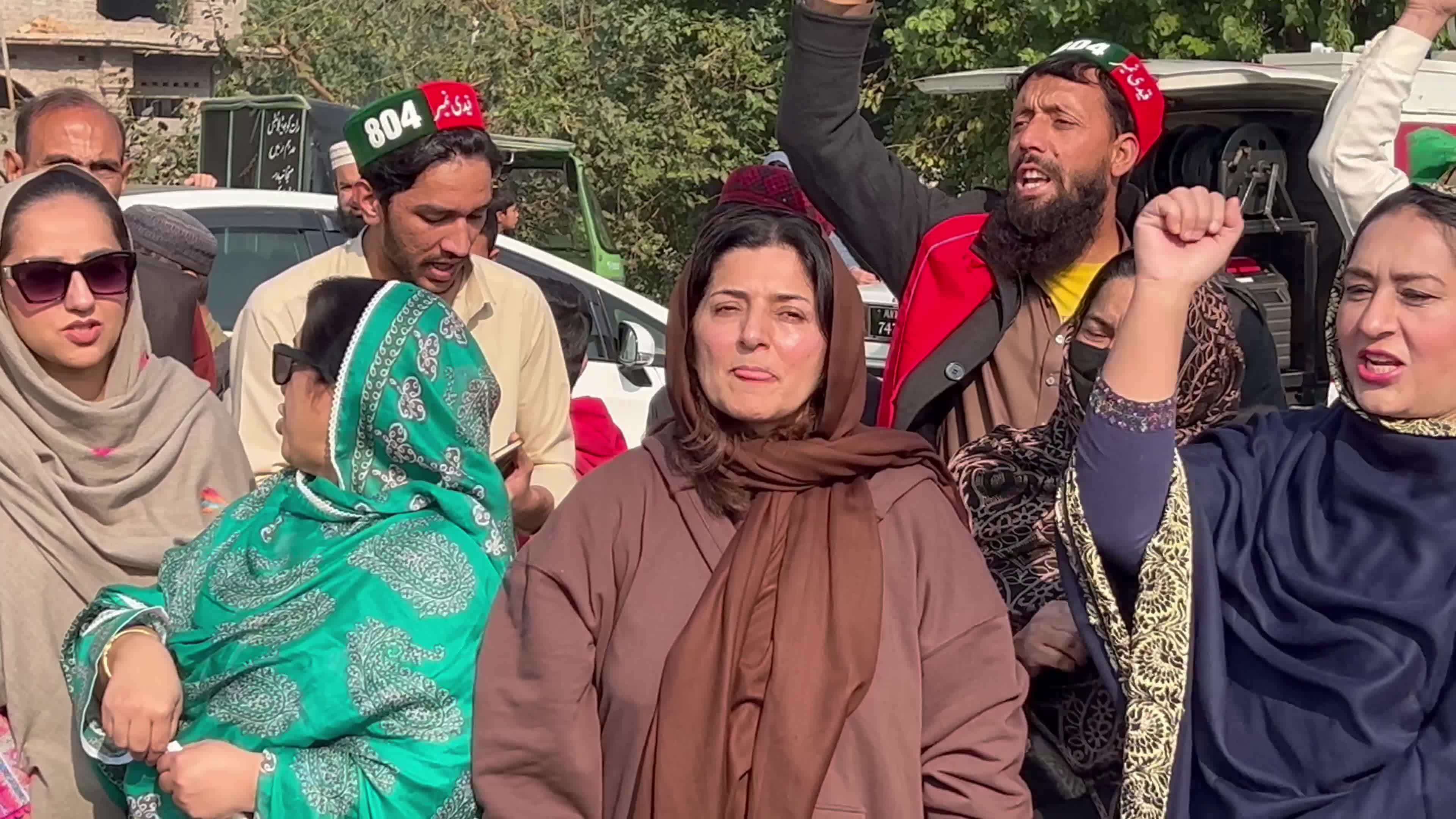 Pakistan's opposition PTI party protests for the release of former PM Khan
