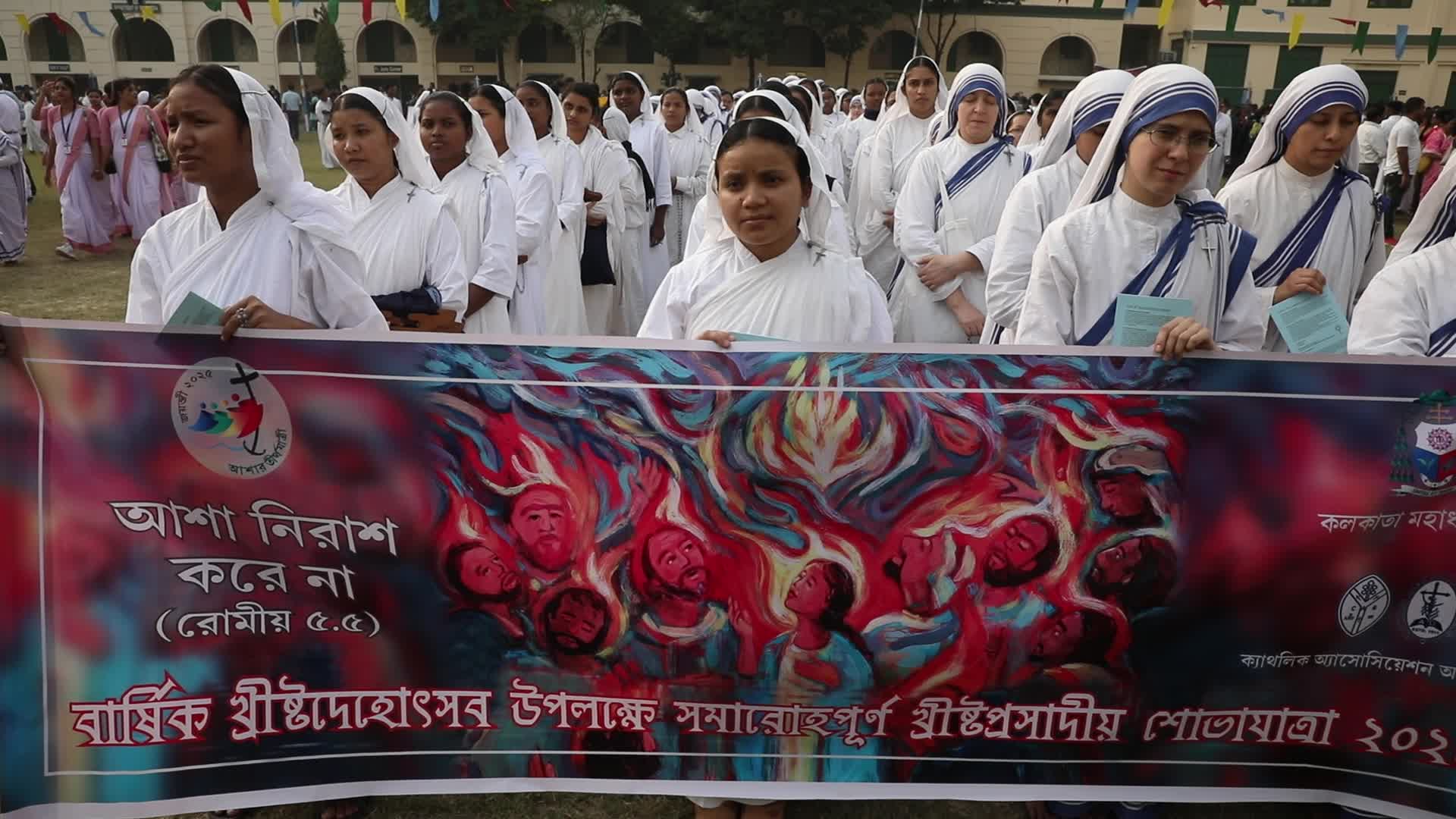 Annual Corpus Christe Eucharistic Procession In Kolkata, India