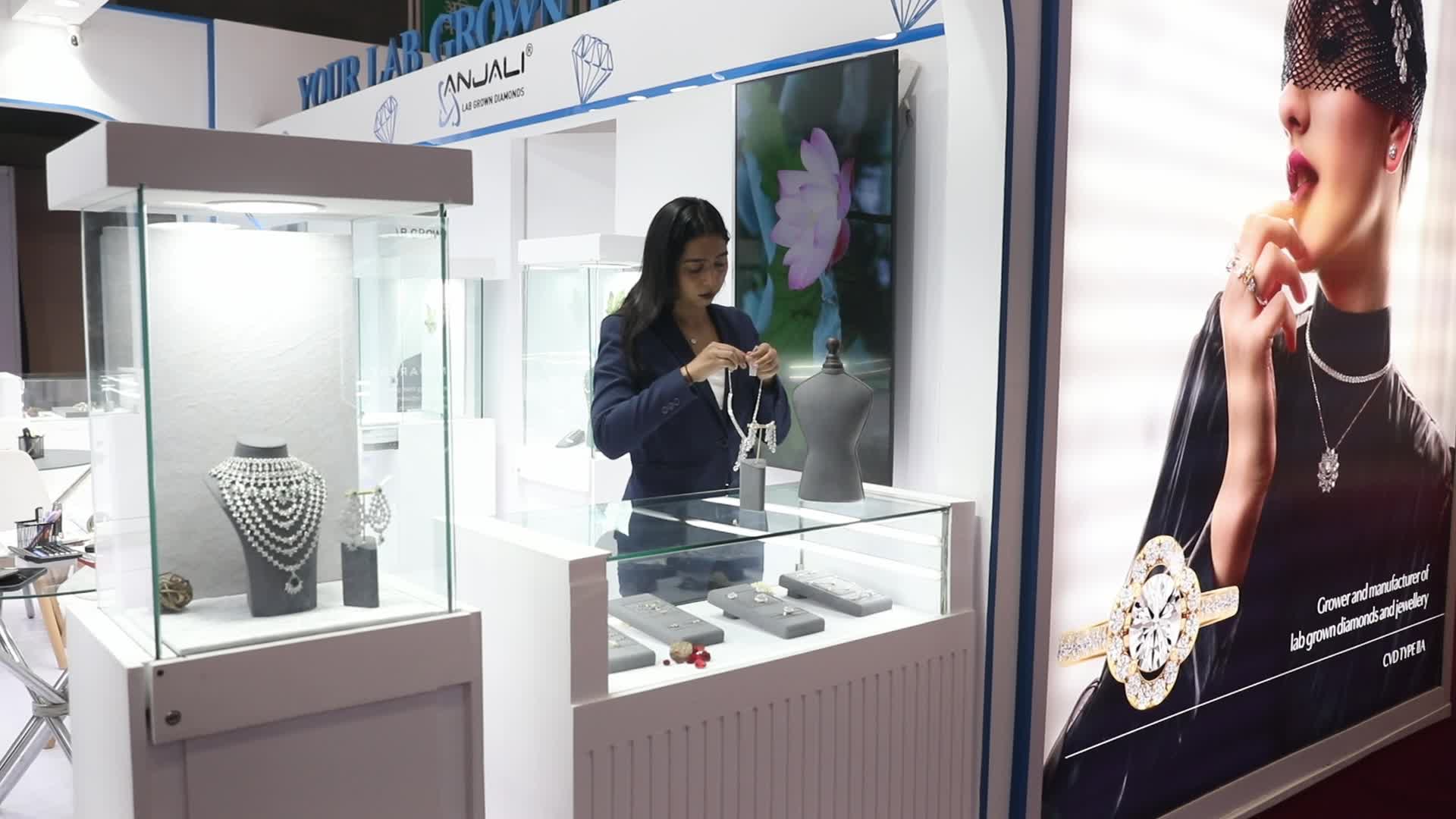 Diamond jewellery International Exhibition In Kolkata, India
