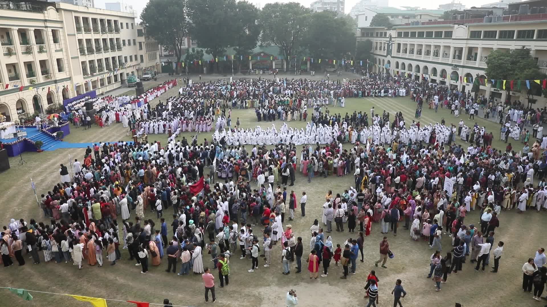 Annual Corpus Christe Eucharistic Procession In Kolkata, India