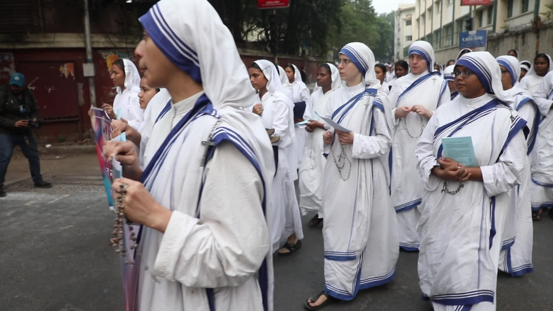 Annual Corpus Christe Eucharistic Procession In Kolkata, India