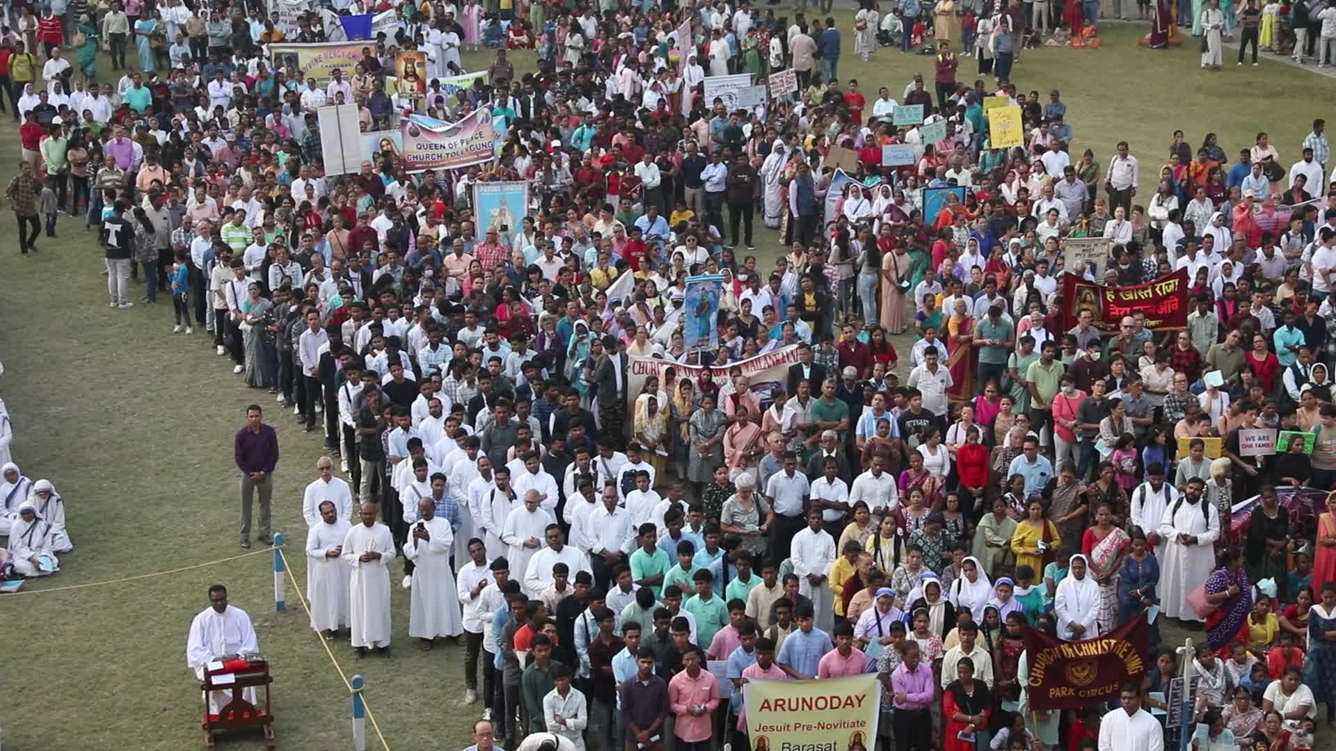 Annual Corpus Christe Eucharistic Procession In Kolkata, India