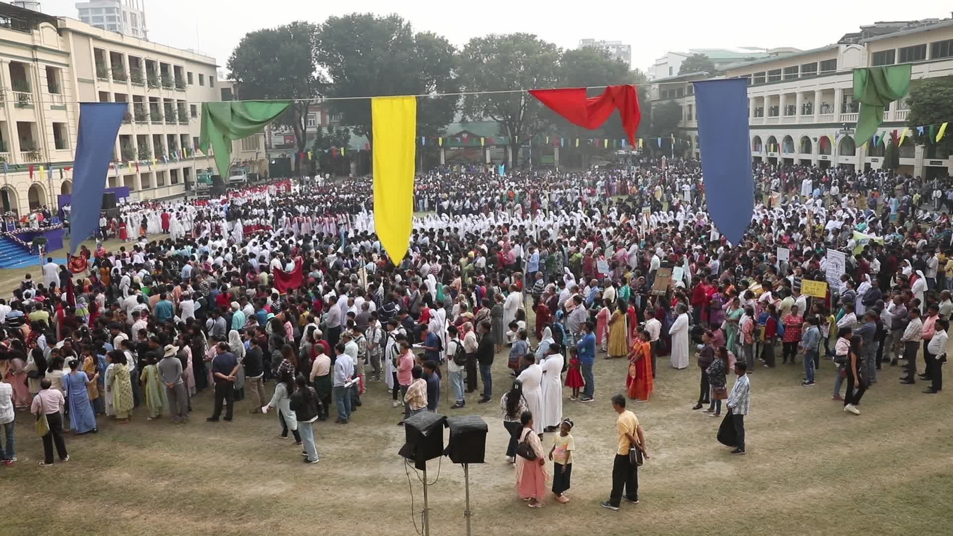 Annual Corpus Christe Eucharistic Procession In Kolkata, India