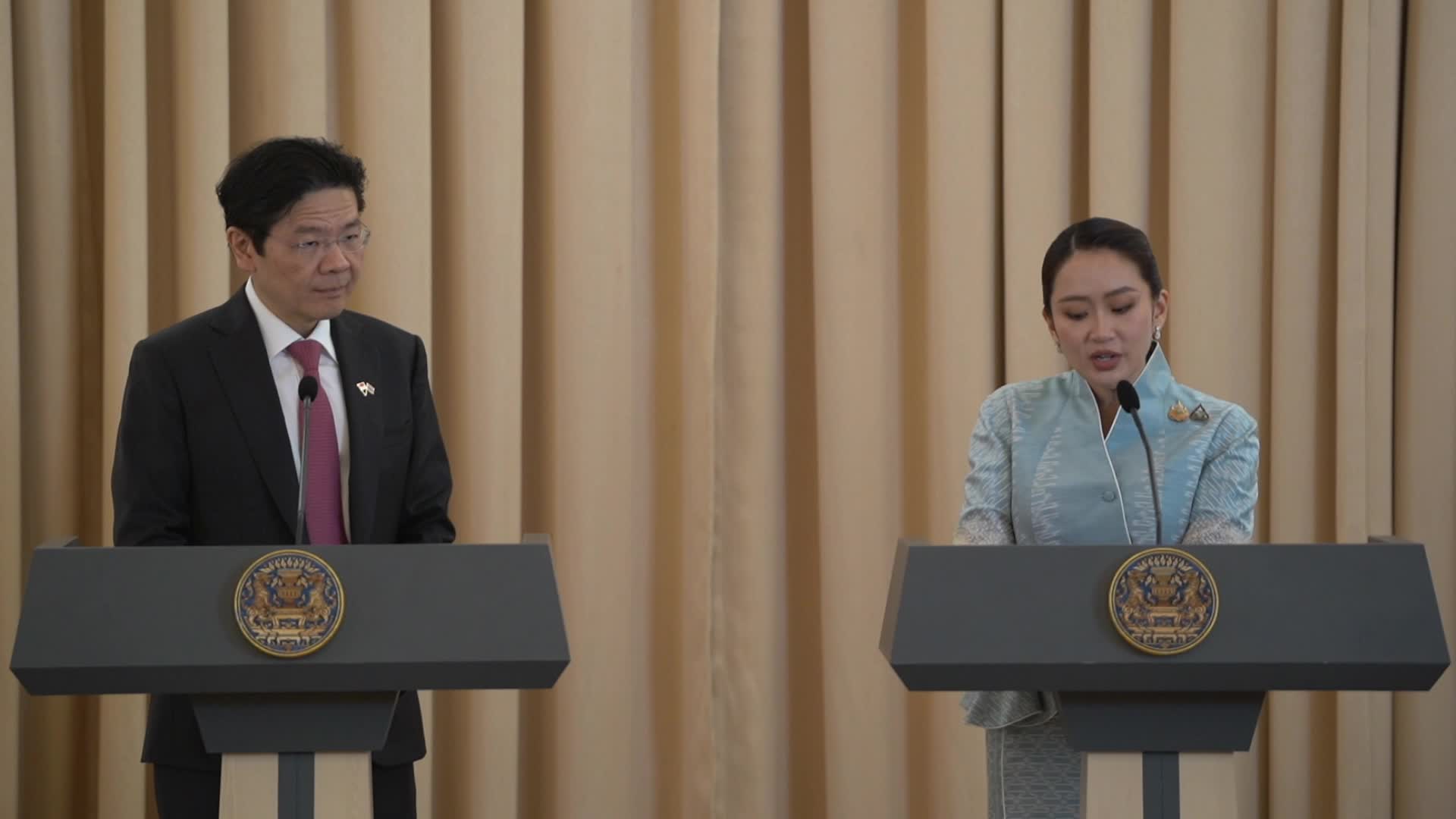 Singapore's Prime Minister Wong visits Thailand.