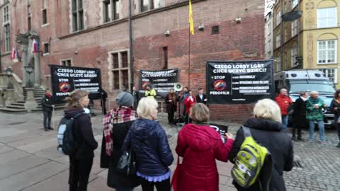 Protest To Support New Law Criminalizing Sex Education In Gdansk