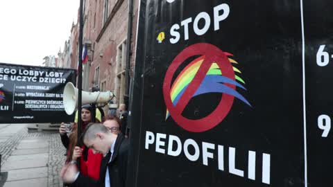 Protest To Support New Law Criminalizing Sex Education In Gdansk