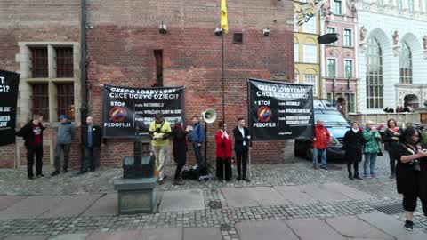 Protest To Support New Law Criminalizing Sex Education In Gdansk