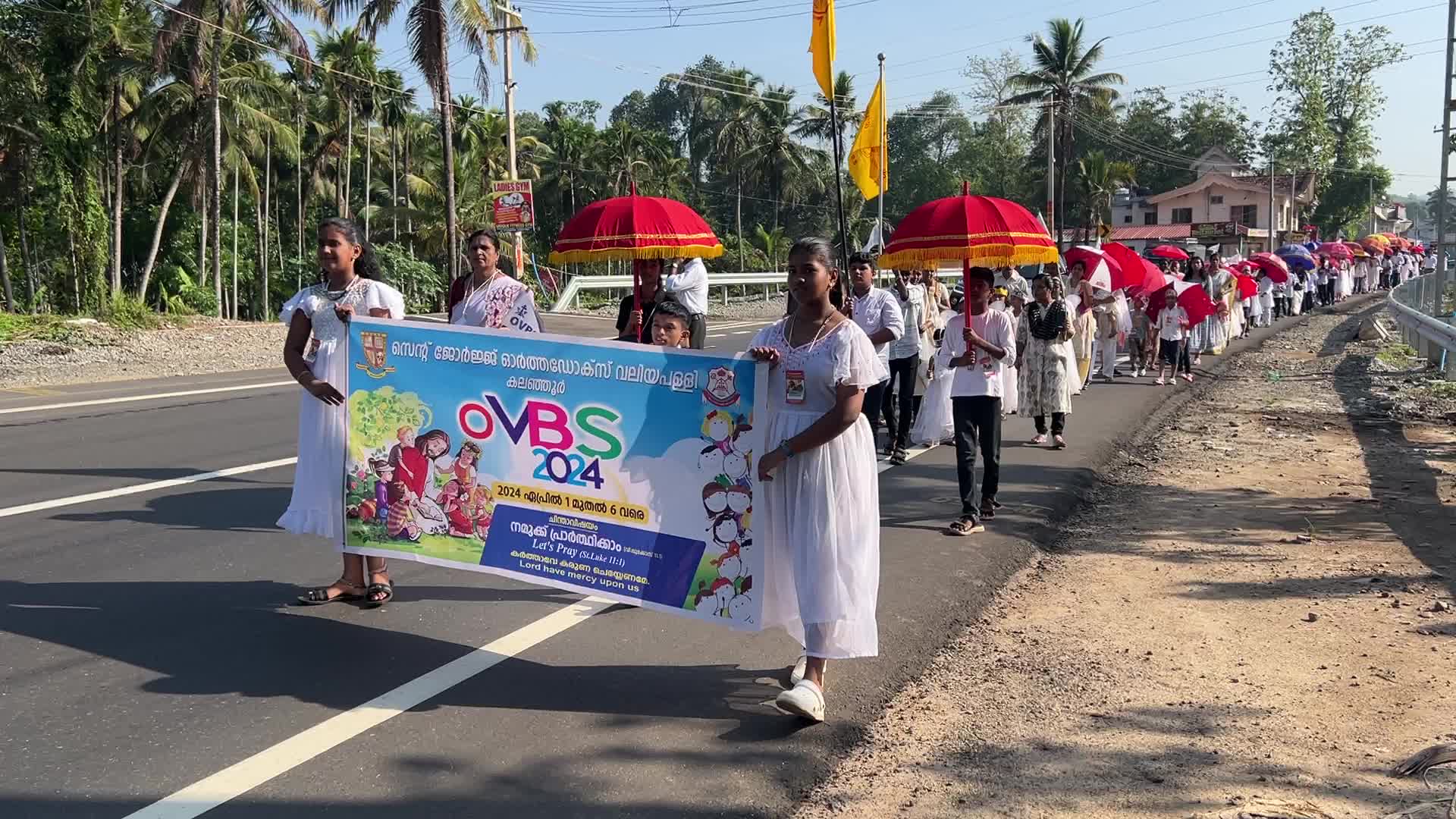 Saint George Orthodox Church Procession In Kerala