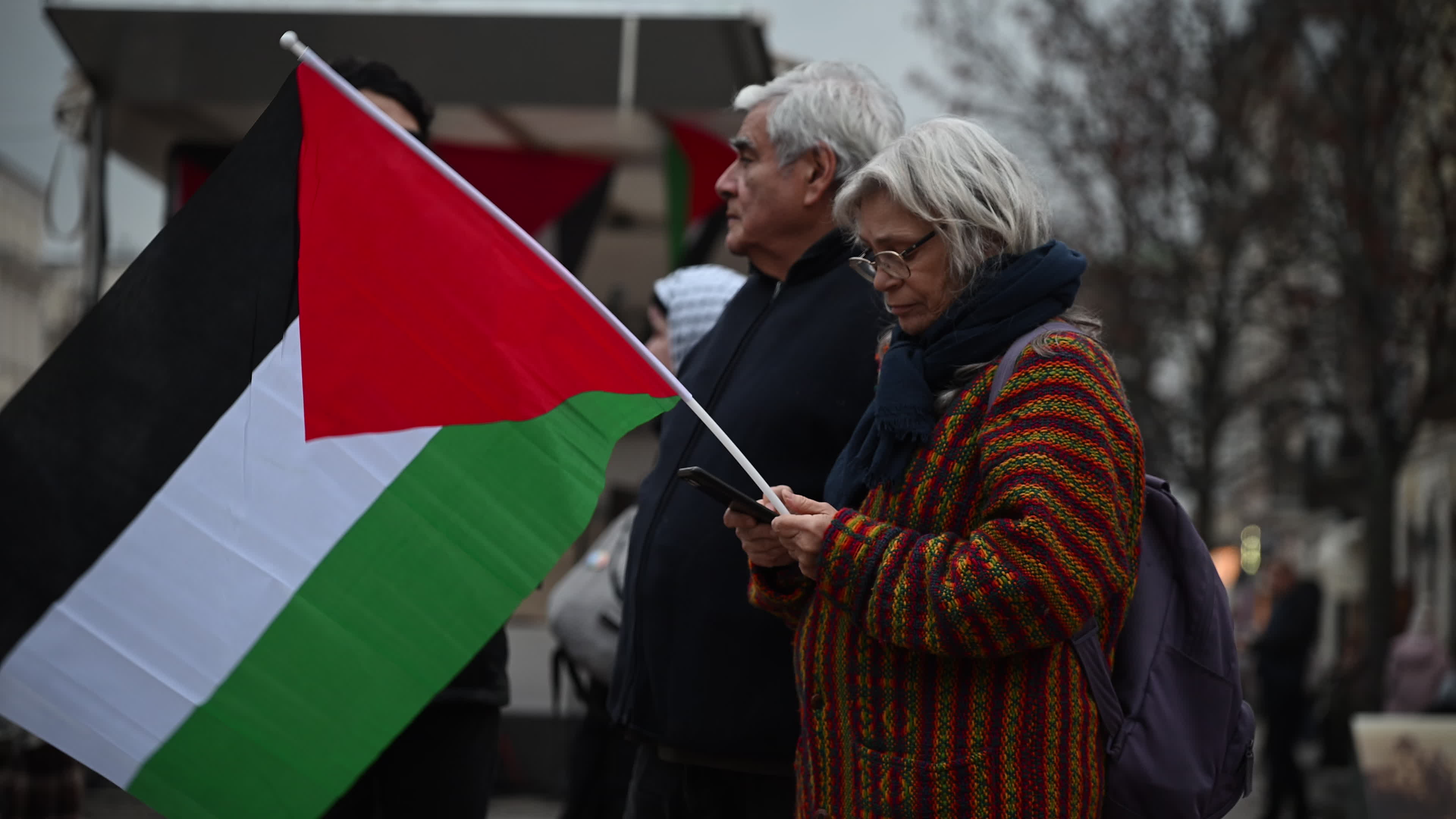 Palestine Support March to US Embassy