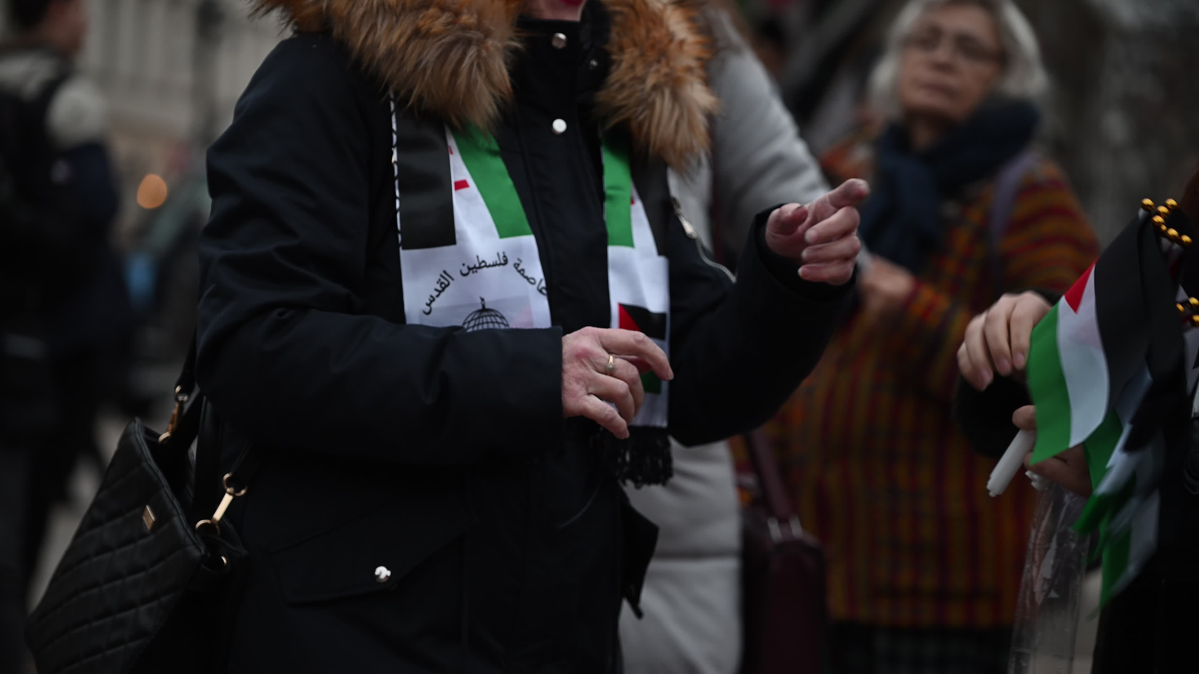 Palestine Support March to US Embassy