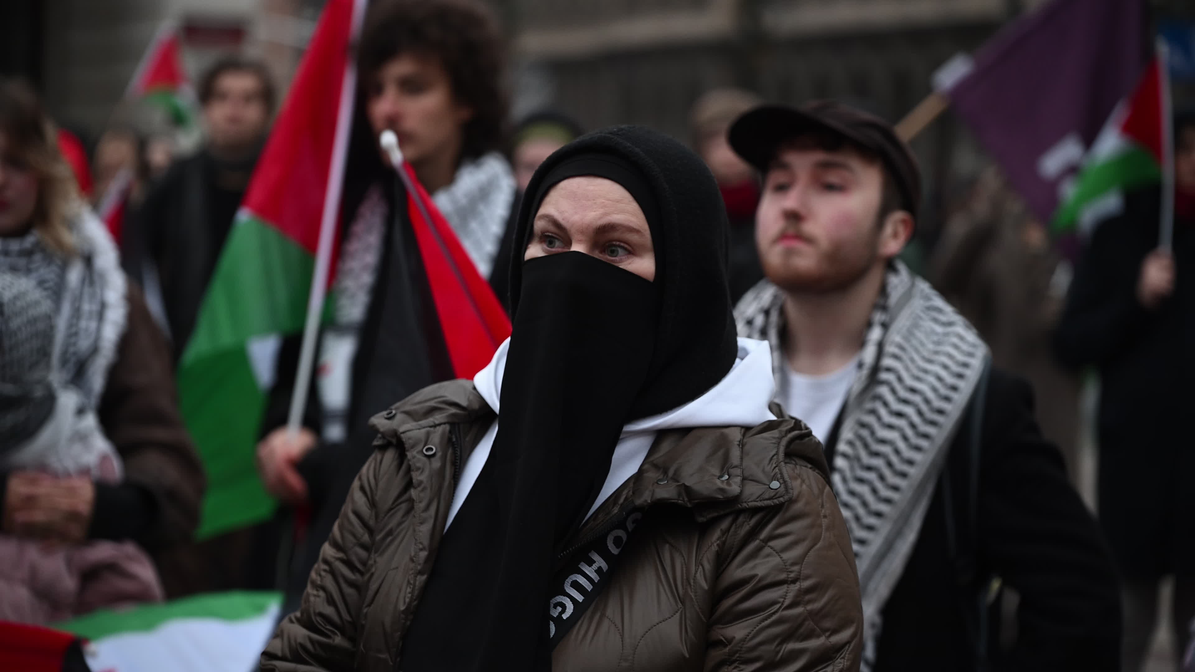 Palestine Support March to US Embassy