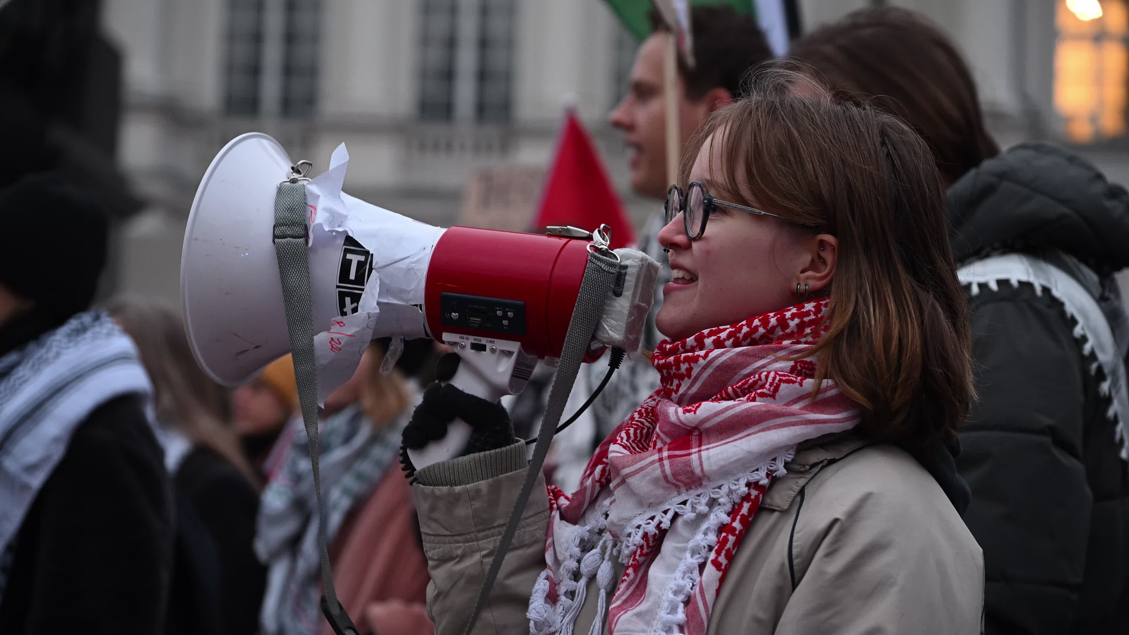 Palestine Support March to US Embassy