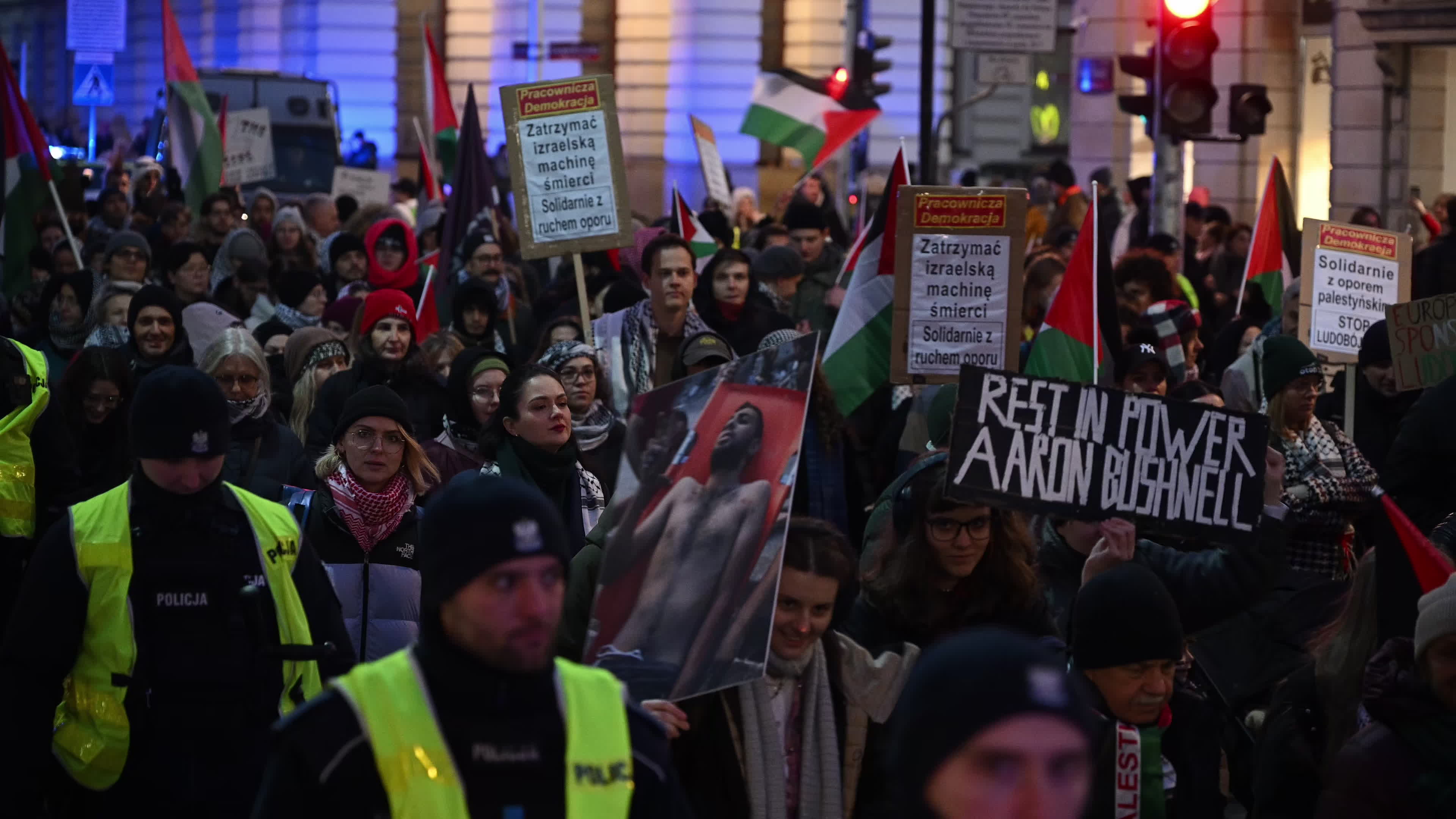 Palestine Support March to US Embassy