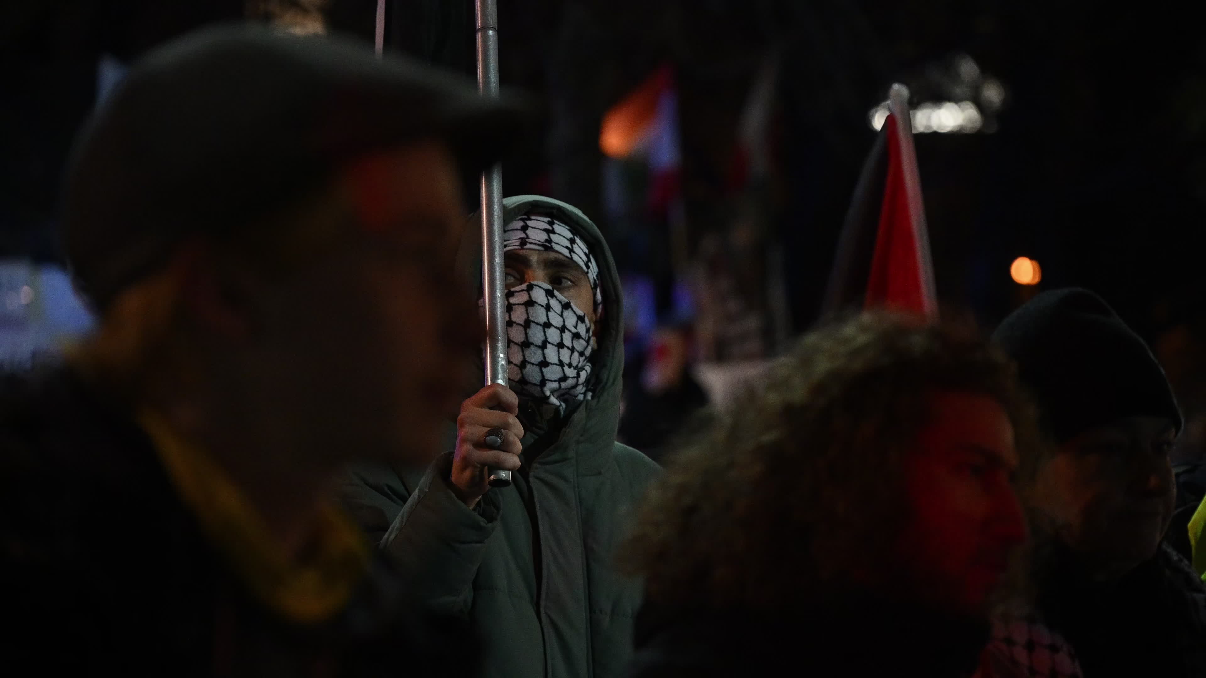 Palestine Support March to US Embassy