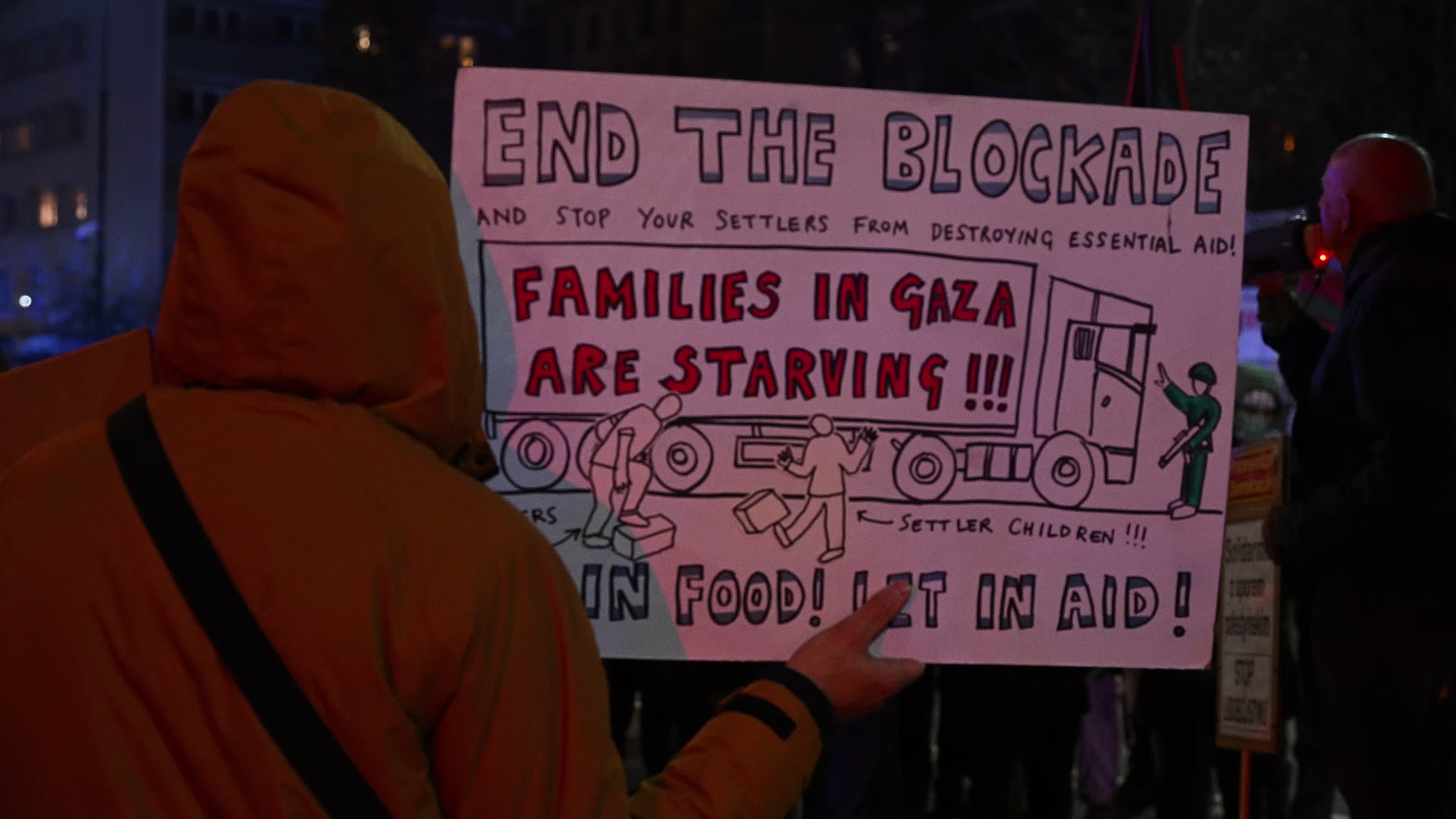 Palestine Support March to US Embassy