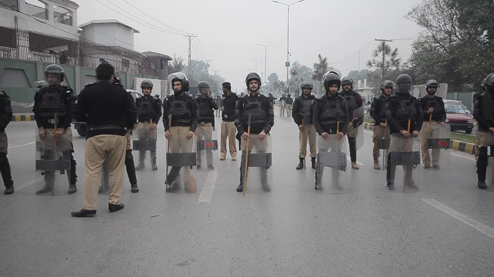 PTI party supporters hold funeral prayer for party workers allegedly killed during protest 