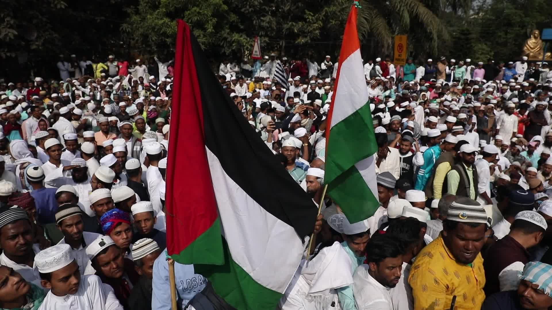 Protest for Gaza In Kolkata, India