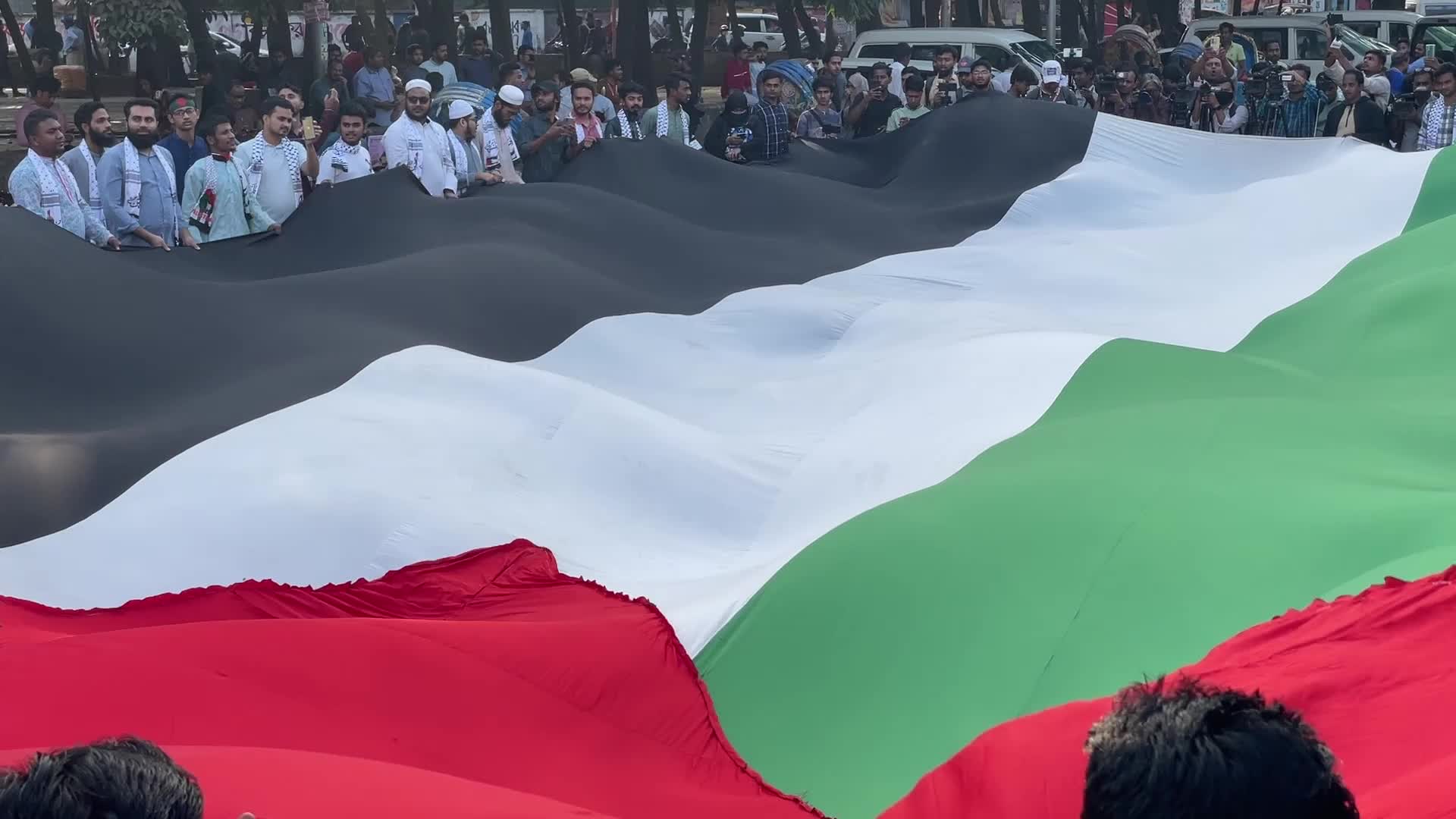 March For Palestine In Dhaka