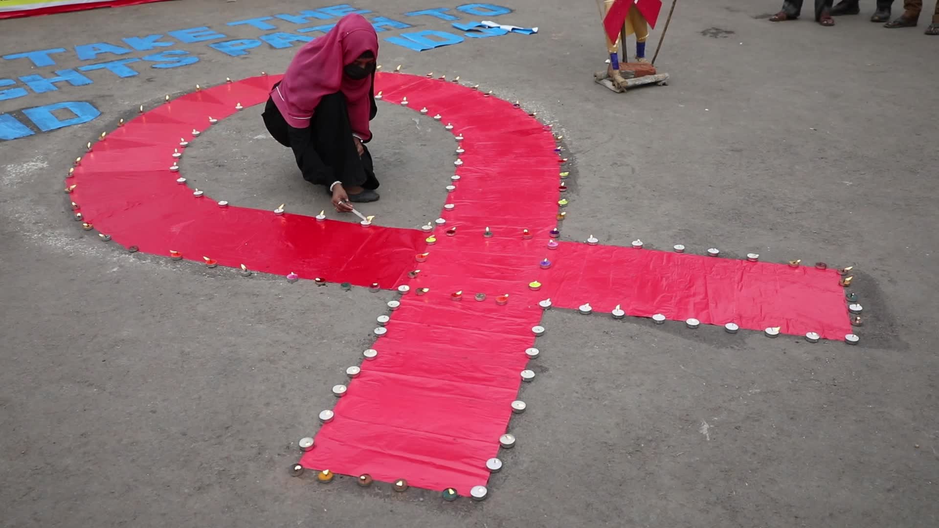 HIV/AIDS awareness campaign In Kolkata, India - 01 Dec 2024