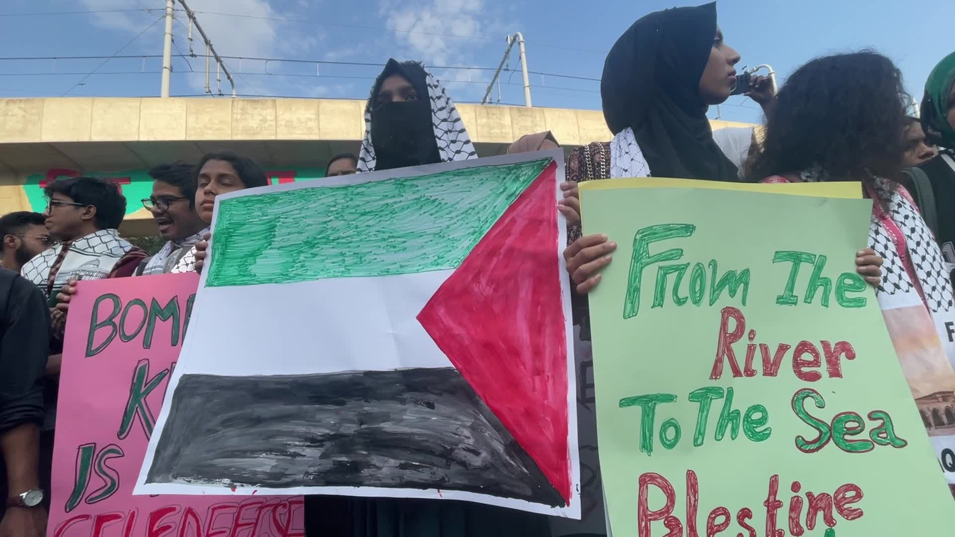 March For Palestine In Dhaka