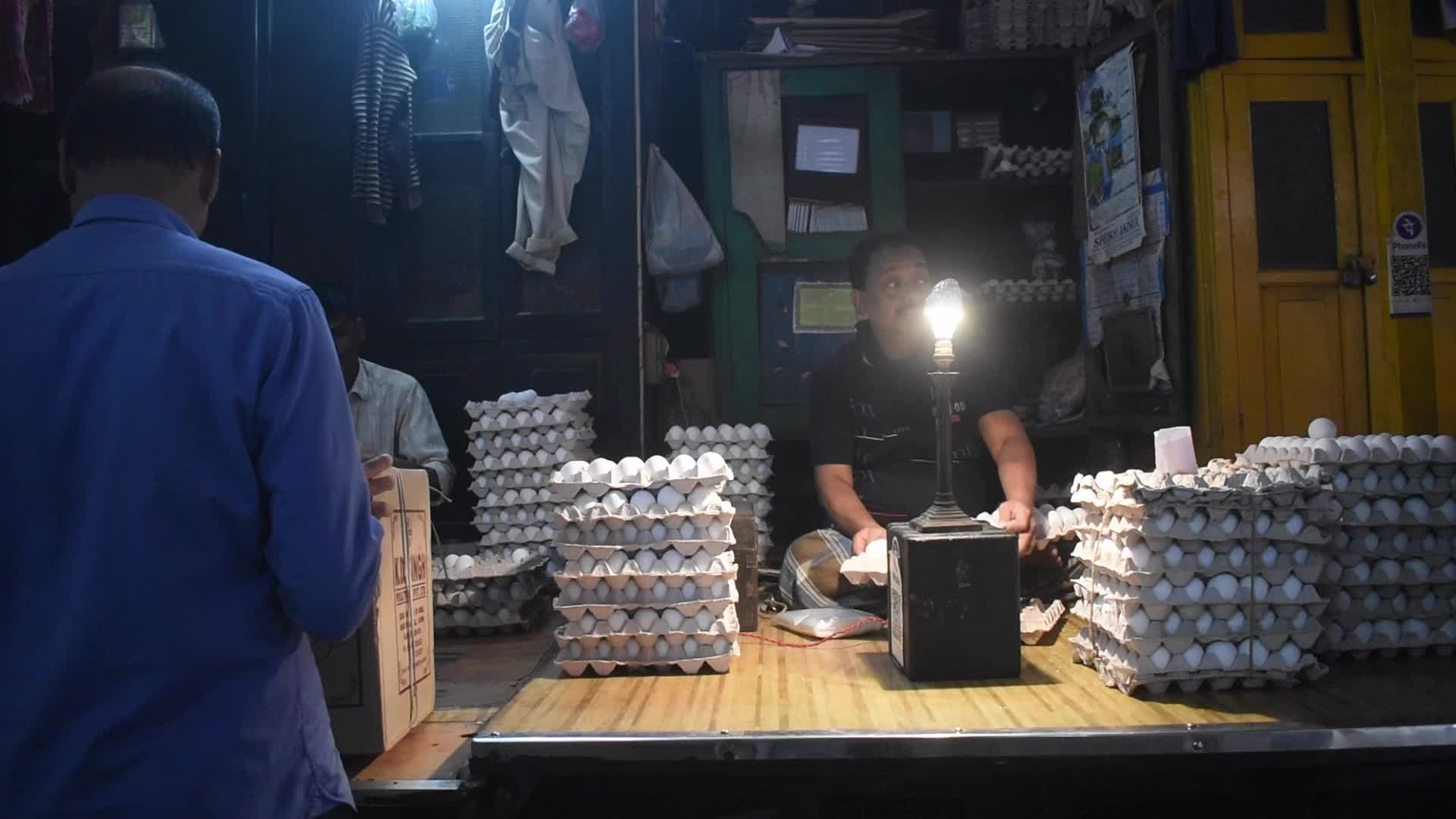 Food markets in Kolkata, India