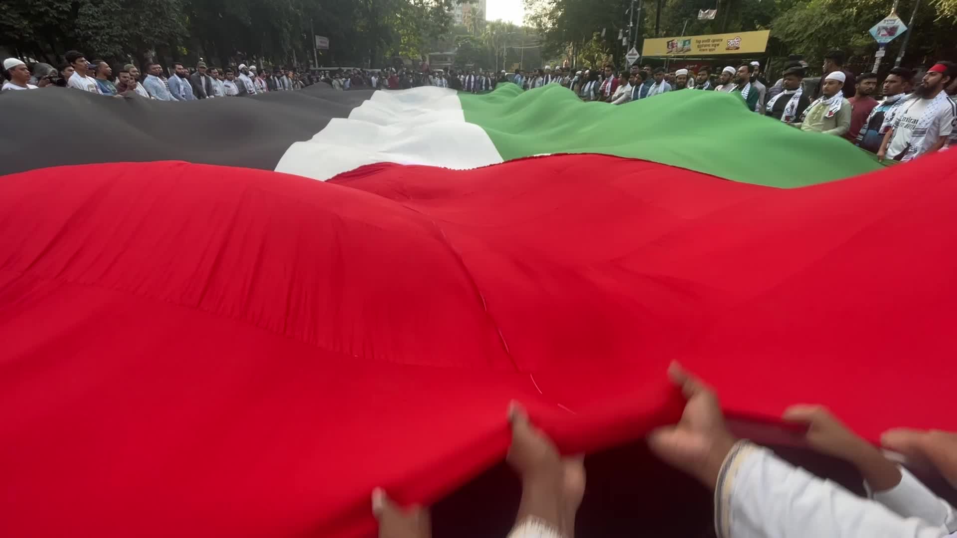 March For Palestine In Dhaka
